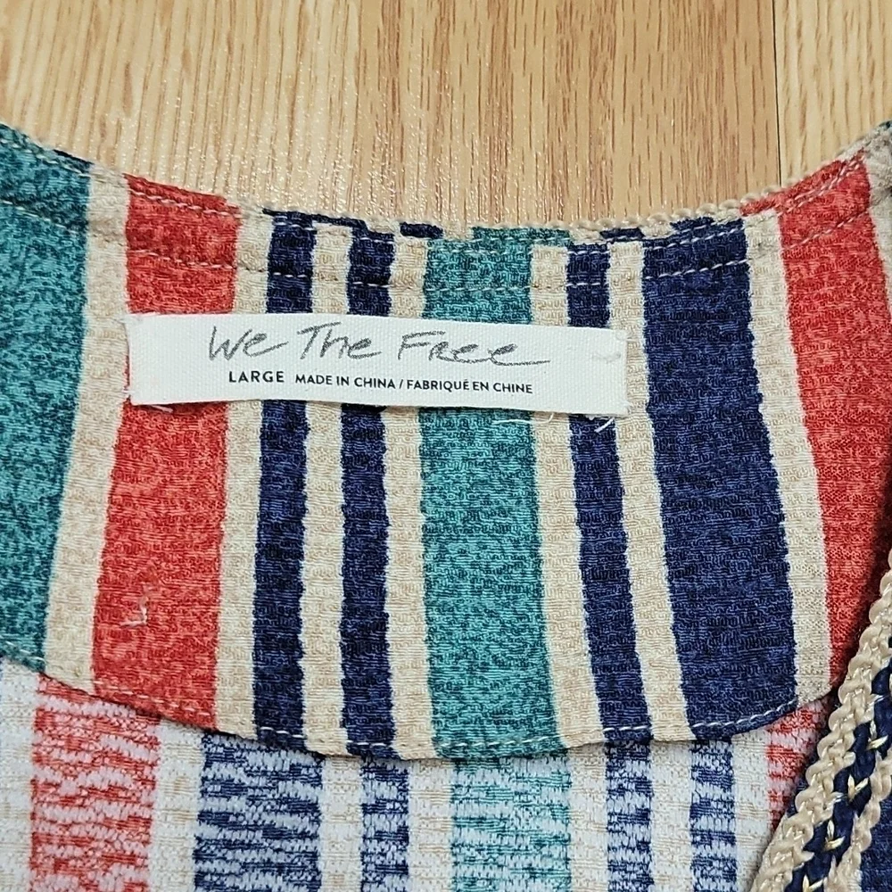 Anthropologie Multicolor Moonriver Striped Blouse - Picture 2 of 5